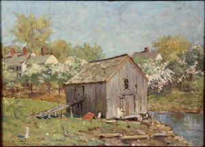 Fish House In Spring Fish House In Spring