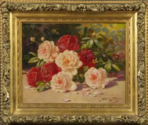 Still Life Of Roses by Abbott Fuller Graves