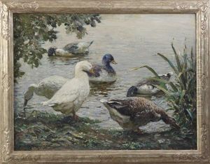 The Duck Pond by Abbott Fuller Graves