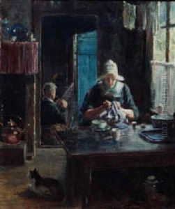 Dutch Family At Home by Abbott Fuller Graves