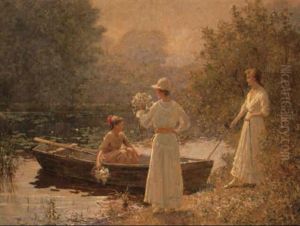 Afternoon At The Pond by Abbott Fuller Graves