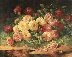 Roses At The Water's Edge by Abbott Fuller Graves