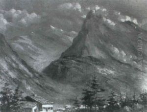 Mountain Cabin by Abbott Fuller Graves
