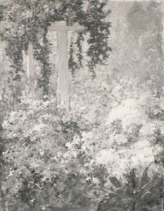 Flowery Courtyard by Abbott Fuller Graves