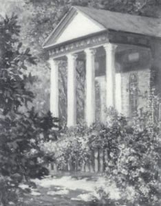 New England Greek Revival Building by Abbott Fuller Graves