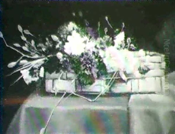 Carnations In A Basket - view 1