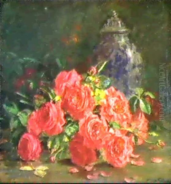 Still Life With Roses And Ginger Jar - view 1