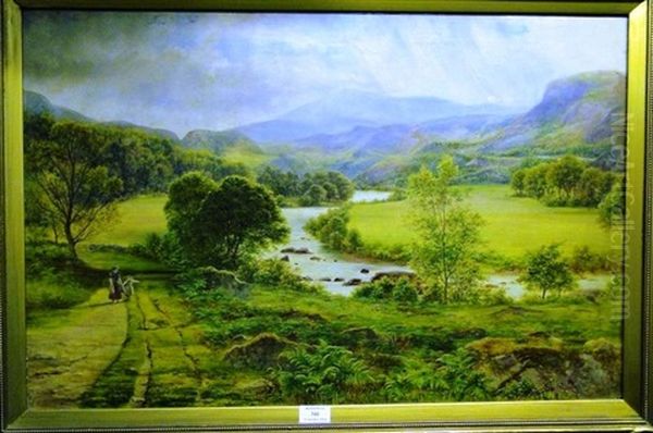 Paysage D'ecosse A La Promeneuse - view 1