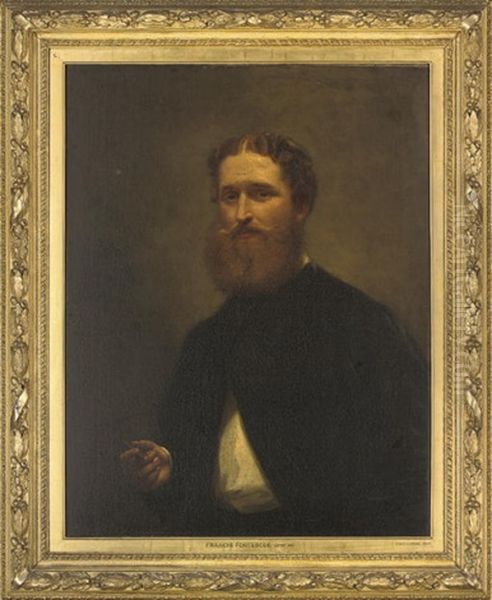 Portrait Of Francis Fortescue Smoking A Cigar - view 1