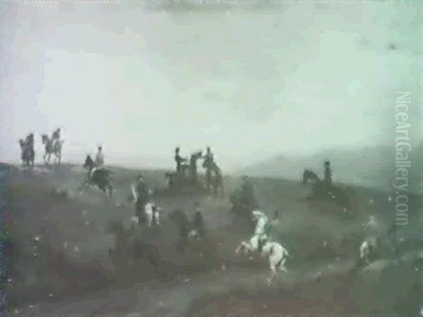 French Huntsmen On A Heath - view 1