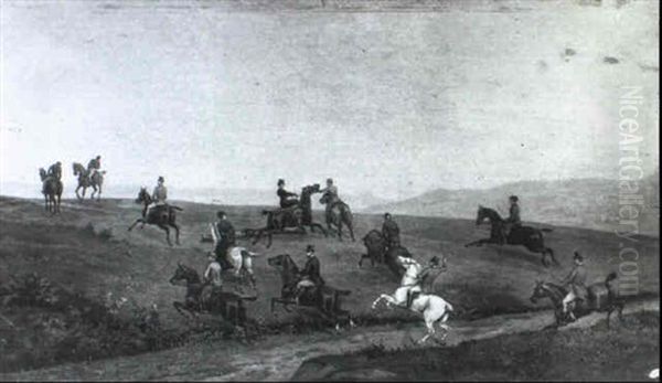 A French Hunting Scene - view 1