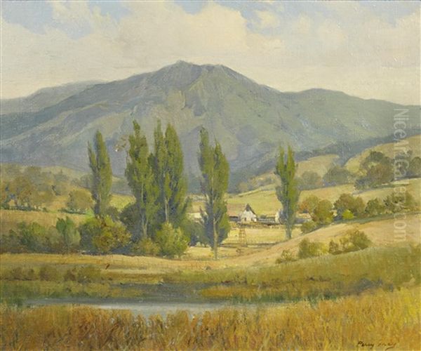 Farm Beneath Mt. Tamalpais - view 1