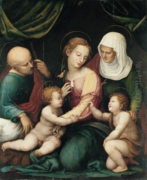 The Holy Family With Saint Elizabeth And Saint John The Baptist - view 1