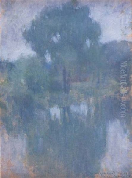 A Wooded Lakeland Landscape - view 1