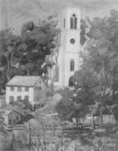 New England Village by Edmund William Greacen
