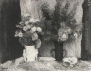 Double Bouquet, Red Background