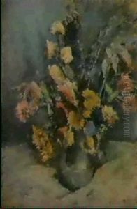 Floral Still Life by Edmund William Greacen