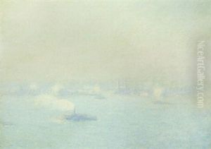 A Foggy Day On The Huson A Foggy Day On The Huson