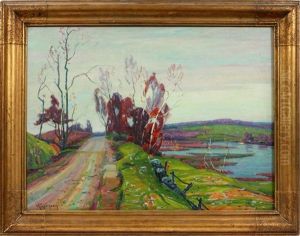 Landscape With Barren Trees