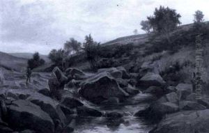 Mountain Stream With Figures Mountain Stream With Figures