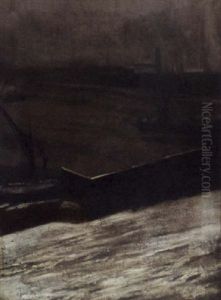 Thames Nocturn, Lindsey Wharf
