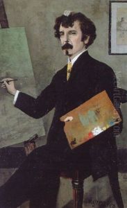 Portrait Of Whistler At His Easel