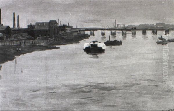 Grey Morning, Battersea - view 1