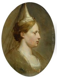 Femme Portant Une Coiffe Orientale by Pieter Fransz de Grebber