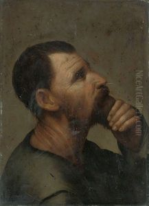 Head Of A Man In Profile (study) Head Of A Man In Profile (study)