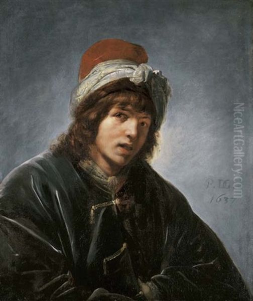 Portrait Of A Young Man In Persian Dress - view 1