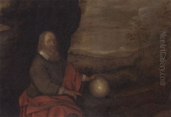An Astrologer In A Landscape - view 1