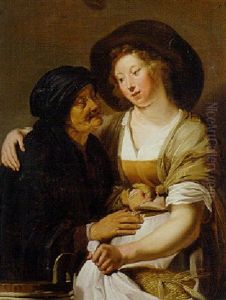 Ruth And Naomi by Pieter Fransz de Grebber