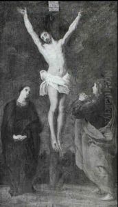 The Crucifixion With The Virgin And St John The Evangelist