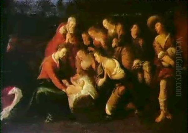 The Adoration Of The Shepherds by Pieter Fransz de Grebber