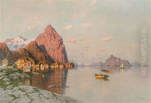 Ansicht Eines Fjordes by Fritz Grebe