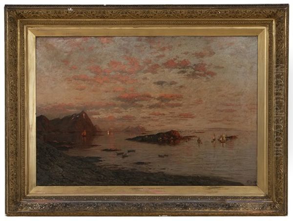 A Summer's Night At The Lofodon Isles, Norway - view 1
