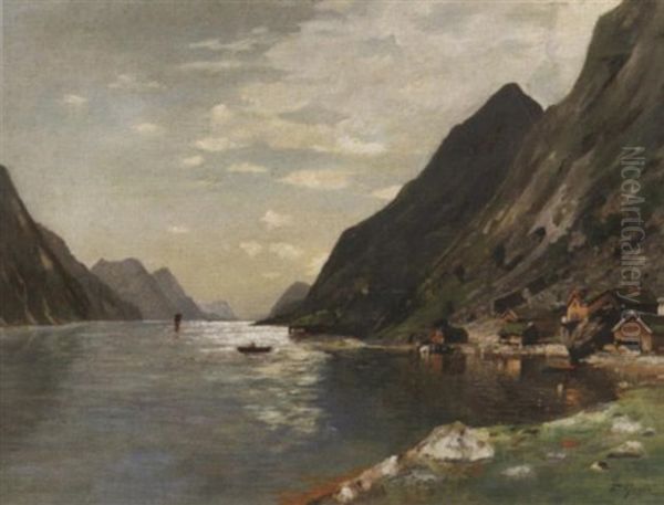 Norwegische Fjordlandschaft - view 1