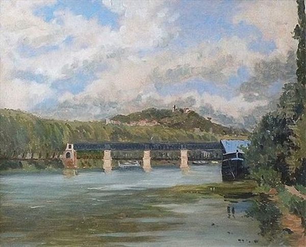 Le Mont Valerien Et La Passerelle De Saint-cloud - view 1