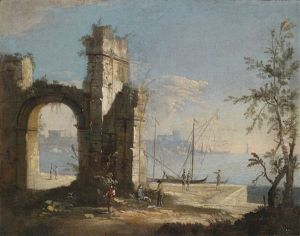 Ein Architekturcapriccio by Gennaro Greco