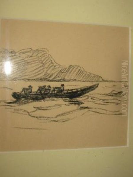 Fishing Boats In A Squall - view 1