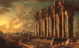 Diana And Her Nymphs Surprised By Actaeon by Gennaro Greco