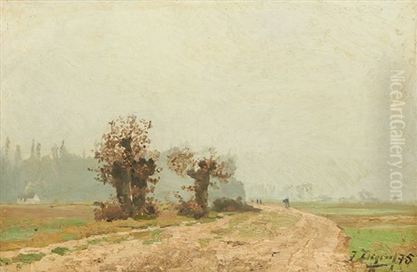 Promeneurs Au Lever Du Jour - view 1
