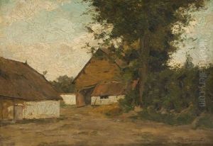 Arriere De Ferme by Jean Baptiste de Greef