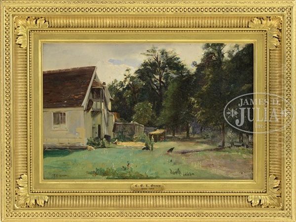 Farmyard With Chickens - view 1