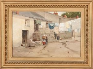 Village Street Scene Village Street Scene