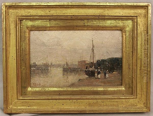 Harbor View With Figures - view 1