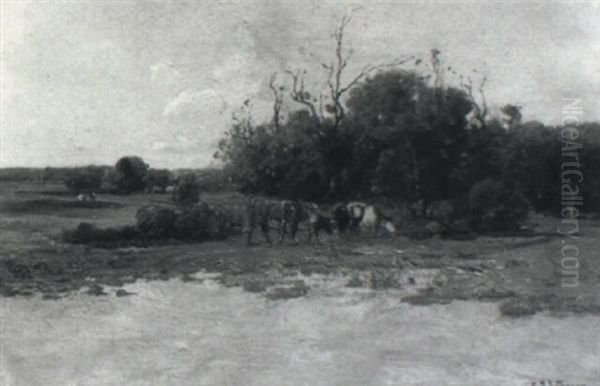 Cattle In A Landscape - view 1