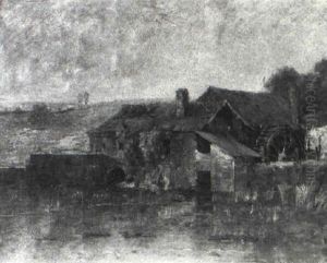 At The Mill by Charles Edwin Lewis Green