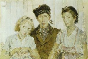 A Coster And His Girls by Madeline Green