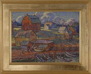 Old Castine (maine) by William Bradford Green